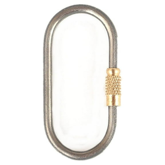 Apmemiss Clearance Titanium Carabiner D-ring Bottle Hook Multi Keyring Keychain Screw Lock Buckle Sales Today Clearance Prime