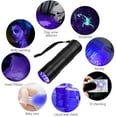 Black Light UV Flashlight, Blacklight 12 LED Urine Detector For Dog/Cat