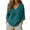 A3 Blackish Green, variant on 3/4 Sleeve Tops for Women Solid Color Top Peasant Blouses Travel Blouses Plain Blouse Flowy Clothes Bohemian Shirts Gauze Shirts Buisness Work Tee Shirts Elbow Sleeve Tunic Loose Clothes