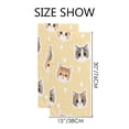 thumbnail image 3 of GZHJMY Seamless Pattern with Cute Cat Face, Bath Shower Towels Set of 2 for Bathroom -Soft Microfiber Hand Towel Absorbent Soft Decorative Face Towel for Kids 30 x 15 inch, 3 of 6