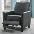 thumbnail image 2 of Comfort Pointe Penny Midnight Blue Faux Leather Modern Push Back Recliner, 2 of 18