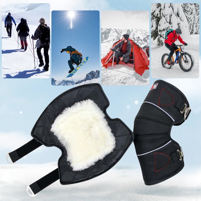 Protector de rodilleras para motocicleta, calentadores de piernas de invierno, resistente al escudo de alto impacto