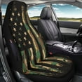 thumbnail image 5 of Binienty American Flag Camo Car Seat Covers Front Seats Breathable Thin Auto Seat Covers Waterproof Material Airbag Friendly Vehicle Bucket Cushions Universal for Cars SUV Truck Van, 5 of 8