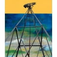 thumbnail image 2 of Jasper, Sisa 20x23 White Modern Wood Framed Museum Art Print Titled - Windmill Abstract, 2 of 4
