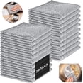 thumbnail image 1 of Trapos de Limpieza de Alambre Multiusos, Lavar Platos en Húmedo y Seco Paño, Trapos de Alambre Multiusos, Trapo de Doble Capa, Almohadillas de Fregar Metálicas Reutilizables, 1 of 4