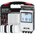 thumbnail image 1 of Estimulador muscular TENS recargable de 4 canales de AUVON para aliviar el dolor de espalda. Máquina TENS digital con 8 modos personalizables. Masajeador de pulso electrónico fácil de usar. 16 almohad, 1 of 5