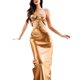 thumbnail image 1 of VISgogo Vestido largo con tirantes informales para mujer, vestido sin espalda con cuello en V hueco de Color sólido a la moda VISgogo moda, 1 of 3