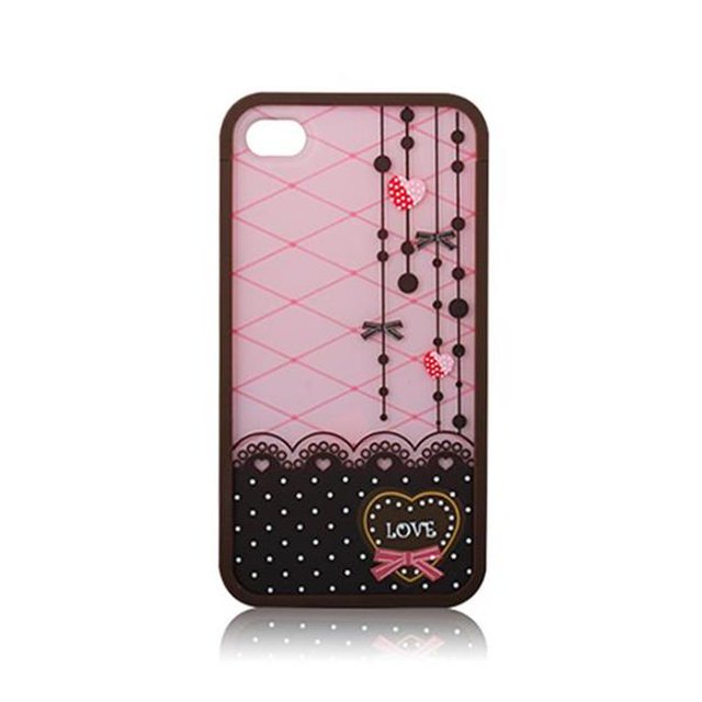 Fresh Fab Finds FFF-GPCT282 Étui Rigide Mignonne pour iPhone 4 & 4S, Multi Couleur