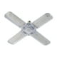 thumbnail image 3 of Lámpara LED de crecimiento, lámpara de crecimiento similar al sol - Lámpara de crecimiento para plantas de interior e invernadero 48W 4 Hojas 398mm, 3 of 9