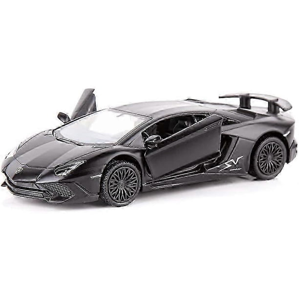 1/32 Scale LP770-4 Casting Car Model, Zinc Alloy Toy Car for Kids, Pull Back Vehicles Toy Car for Toddlers Kids Boys Girls Gift (Black)
