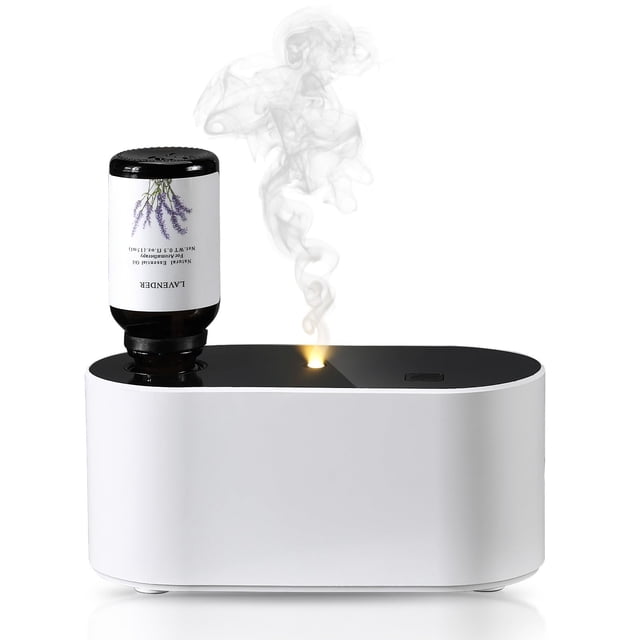 Waterless Diffuser for Essential Oil, Scent Air Aromatherapy Diffuser, Mini Portable Aroma Diffusers with 3 Mist Modes, Cycle Start, for 160-200 sq.ft Room Home Office Bedroom