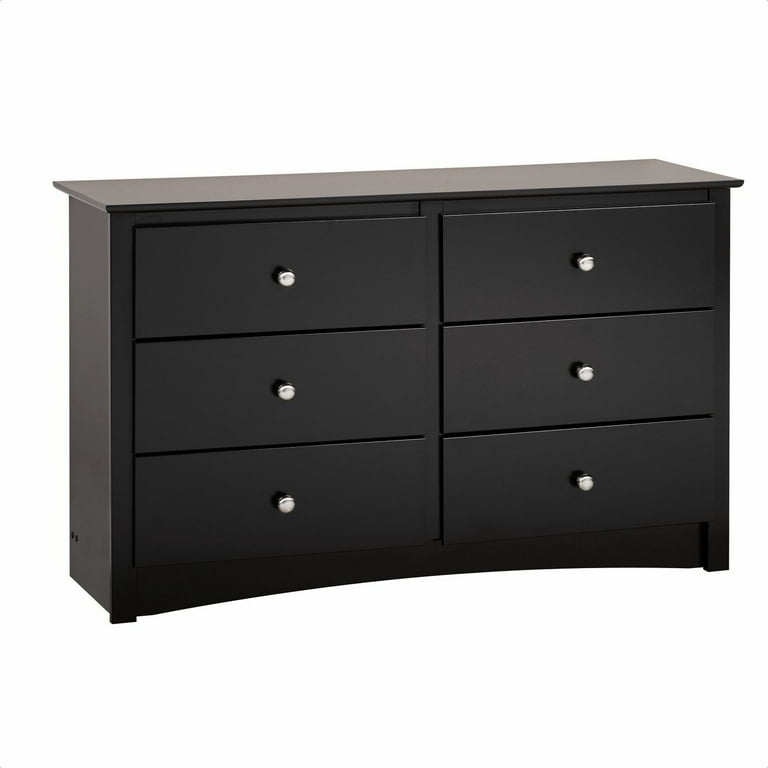 Milanhome Hayman 6 Drawer Double Dresser Walmart