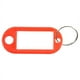 thumbnail image 3 of 90 Piezas Porta Llaves de Plástico para Equipaje de Etiqueta de IdentificacióN Llaveros con Placa de Nombre, Color: Rojo, 3 of 5