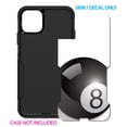 thumbnail image 2 of DistinctInk Custom SKIN / DECAL compatible with OtterBox Commuter for iPhone 11 Pro (5.8" Screen) - Black Eight Ball 8, 2 of 5