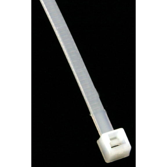 17", 50 lb. White Cable Ties - (pack of 100)