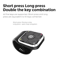 thumbnail image 2 of Wireless Car Steering Wheel Controller Button for Android Car Radio DVD GPS Multimedia Navigation Remote Control BT SWC,1 * Steering Wheel Controls,Black, 2 of 6