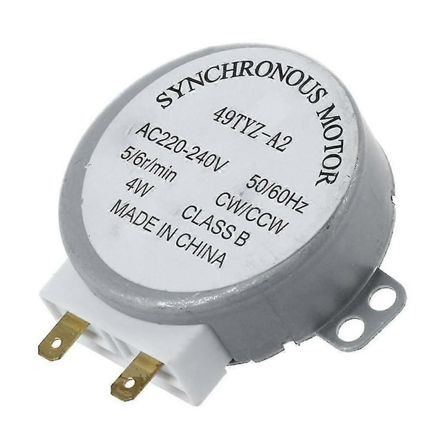 Ac 220-240v 50/60hz 5/6rpm 4w Turntable Synchronous Motor For Miniwave Oven Banmo