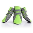 thumbnail image 3 of SPRING PARK Small Dog Shoes, Slip Resistant 4pcs Dog Puppy Boots Booties Pet Sneakers with Reflective Fastener Tape for Small Medium Dogs, Protect Paws Easy to Wear Daily Use, 3 of 7