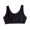 Black, variant on Lorddream Women's Tank Style Sports Bra 3-Pack, White - S