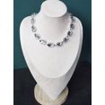 thumbnail image 4 of Multicolor Crystal Statement Choker Necklace With Square Faceted Stones, 4 of 15