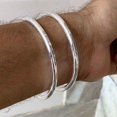 thumbnail image 2 of Chunky Solid Silver Bangle, 2 of 2