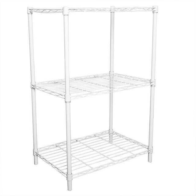 Home Basics Étagère en Fil Métallique, Blanche