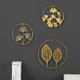 thumbnail image 2 of Hojas de ginkgo doradas, hojas para sala de estar, decoración de pared para colgar en la pared, decoración de pared, colgante de pared creativo sin perforaciones, 2 of 6