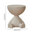 thumbnail image 3 of Table de Nuit Moderne Grise avec Rangement à Dessus Relevable, Table d'Appoint Ronde pour Chambre, Salon, Balcon, Bureau, Table d'Accent avec Compartiment Caché, Déco Maison Multifonctionnelle, 3 of 7