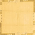 thumbnail image 1 of Ahgly Company Indoor Square Solid Brown Modern Area Rugs, 5' Square, 1 of 4