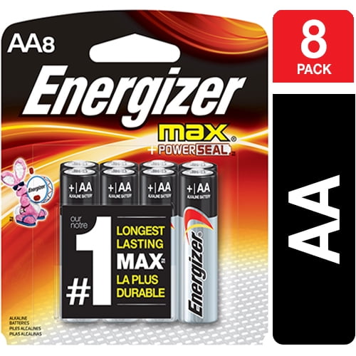 Energizer Max AA Batteries, 8 Pack - Walmart.com