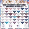 thumbnail image 3 of Bandanas para perros Sanwuta del 4 de julio, 120 unidades para perros medianos y pequeños, 3 of 7