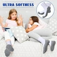 thumbnail image 5 of Lsupdaol 10 Pairs Kids Socks Boys Crew Cushioned Ankle Soft Ribbed Girls Athletic Socks for Kids, 5 of 7