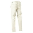 thumbnail image 4 of Ma Croix Mens Flex Classic-Fit Beach Trousers Linen Pants, 4 of 5