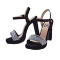 thumbnail image 4 of Tacones Mujer Tacón Ancho Tiras Decorativas, 4 of 4