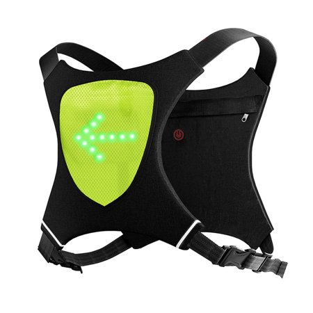 

LED Turn Signal Vest Reflective Running Vest Guiding Light for Universal Vest for Joggers Cycling Nights Sports Luminous Safety Warning Direction