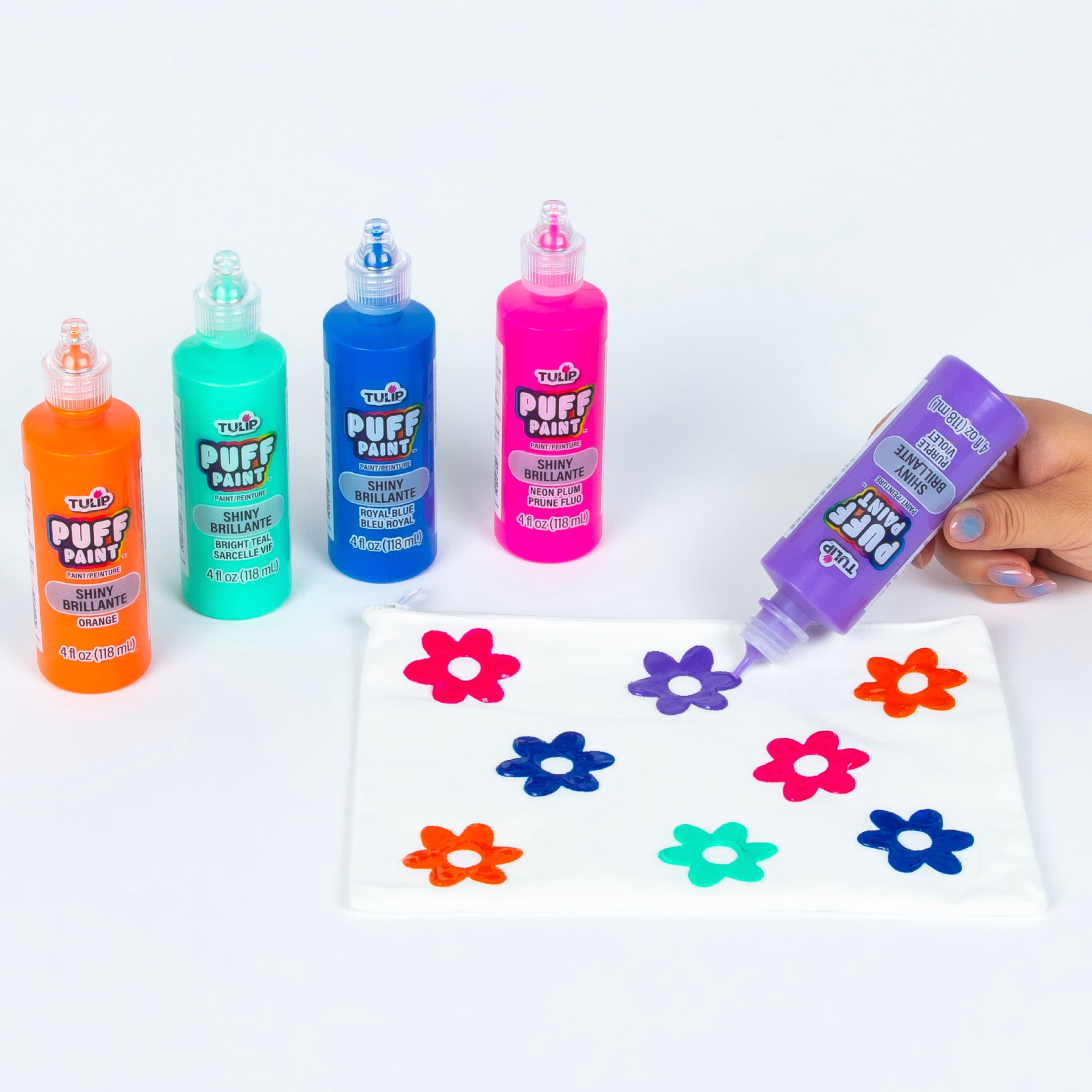 Tulip Puff Paint 4oz. Dimensional Fabric Paint, 12 Pack
