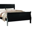 thumbnail image 3 of Wooden Twin Size Bed with Panel Design Sleigh Headboard and FootboardBrown - Saltoro Sherpi, 3 of 5