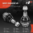 thumbnail image 5 of A-Premium Front Lower Ball Joint Compatible with Chevrolet Silverado 1500 2014-2016 Tahoe Suburban 2015-2016 GMC Sierra 1500 Yukon/Yukon XL Cadillac Escalade/Escalade ESV Replace# FL3Z3050B 2-PC Set, 5 of 8