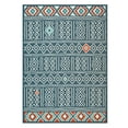 thumbnail image 2 of Ox Bay and Evette Rios Dora 2' x 3' Ivory/Navy Diamond Indoor/Outdoor Area Rug, 2 of 7
