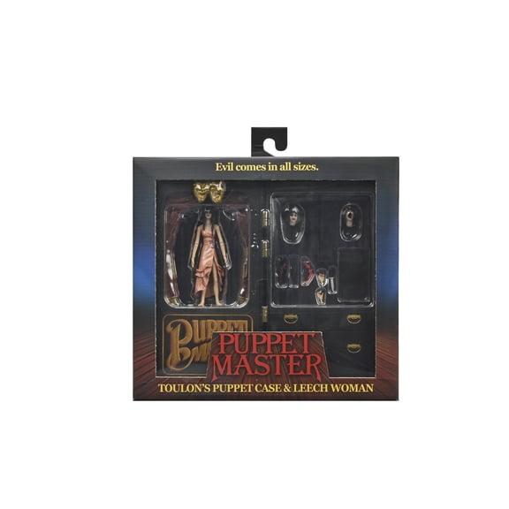 NECA - Puppet Master - 7" Scale Action Figure - Leech Woman and Toulon's Puppet