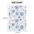 thumbnail image 2 of Car Seat Cover Baby - Retro ice blue snowflakes Breathable Infant Car Seat Cover for Baby Carseat, Lightweight Comfort Baby Essentials Must Haves Newborn Stuff for Girl Boy, 2 of 7