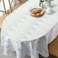 thumbnail image 1 of Country Oval Tablecloth for Oval Table 140g Upgraded Fabric Table Cloths for Dining Room Decorative Table Cloth-60x120in, 1 of 1