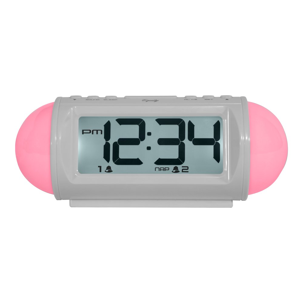 Equity by La Crosse 31112 Mood light LED alarm clock with Nature Sounds