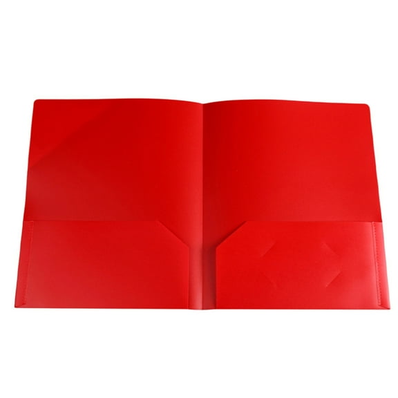 Two-Pocket Folder Pack of 1/6 Letter Size Folders with Double Pocket Letter Size Presentation Folders Document Organiser