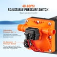 thumbnail image 4 of KFFKFF 12V 55 PSI Water Pressure Diaphragm Pump Self-Priming Pump 3.5 GPM Boat RV, 4 of 10