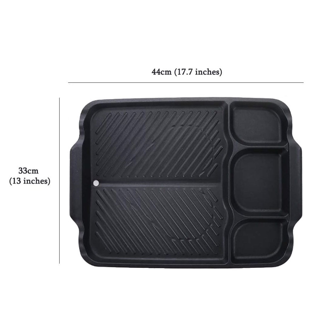 Kitchen Flower Multi Kan Kan Non-Stick Divider Grill Pan