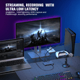 thumbnail image 3 of DiamondTiger HDMI Capture Card for Streaming and Recording - 4K@60HZ, 1080P@240HZ,HDR VRR Passthrough Near-Zero Latency Video Capture Card for PS5, Xbox Series X/S, Nintendo in OBS™, Twitch,YouTube, 3 of 7