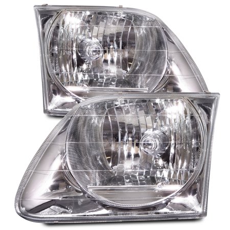 Eco Expedition Set - 1997-2003 Ford F-150/1997-2002 Expedition Lightning-Style Headlight Set w/Xenons FO2502182 & FO2503182