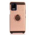 thumbnail image 2 of Case for LG K52 Hybrid 360° Ring Armor Shockproof Dual Layers 2 in 1 Holder with Ring Stand for Magnetic Car Mount Cover for LG K52 by Xcell - Rose Gold, 2 of 7