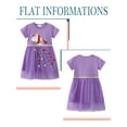 thumbnail image 7 of HWJAD Baby Girls Summer Dress Flower Unicorn Toddler Cotton Layered Tutu Dress Tulle Dresses Princess Party Dress 7T, 7 of 7